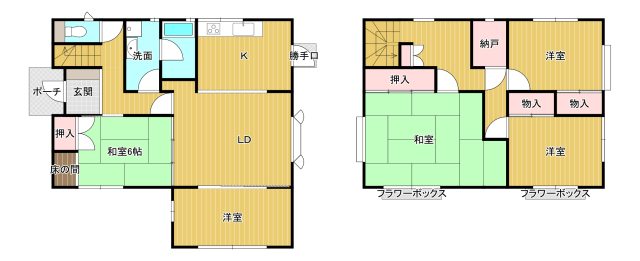 【ご成約となりました】下松市末武中にて、部屋数の多い広々中古戸建の登場です!《中村小学校・末武中学校区、5SLDK、リフォーム歴あり》